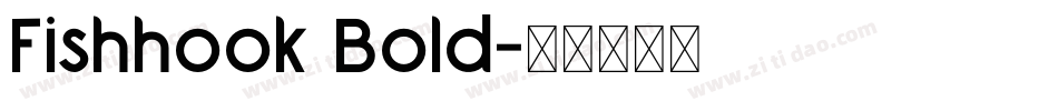 Fishhook Bold字体转换